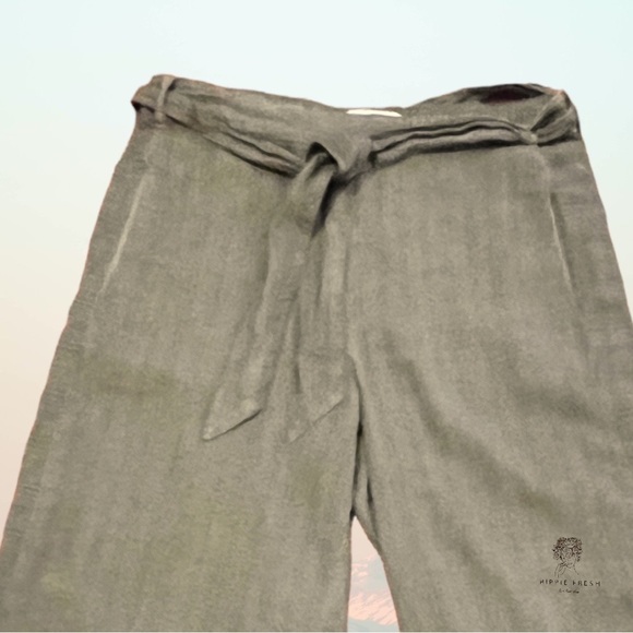 Anthropologie Overdyed Cropped Wide-Leg Pants M - Picture 3 of 9